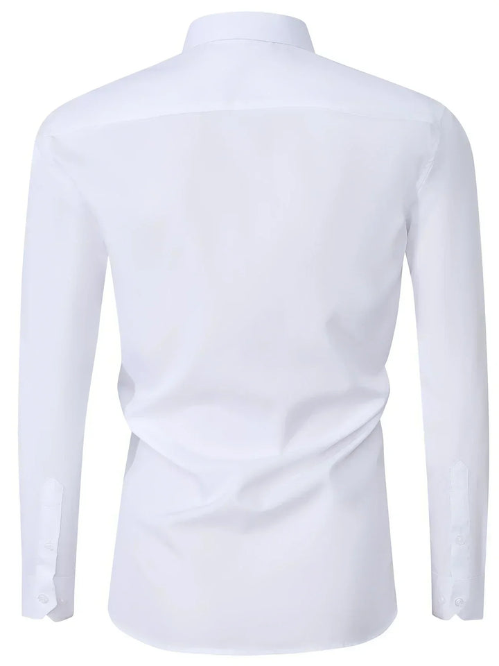 Hunter | Elegant Long Sleeve Button-Up Shirt