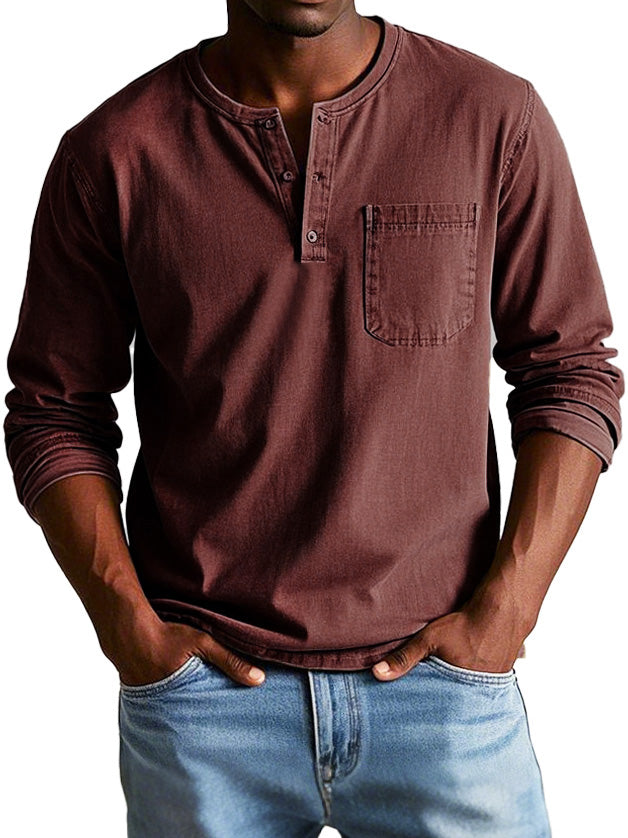 Connor | Vintage Long Sleeve Shirt