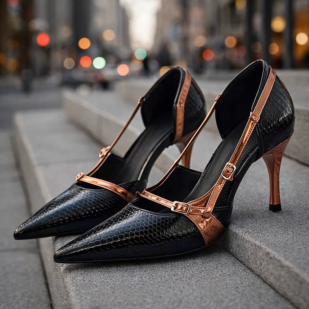 VARELLI EMBOSSED HEELS