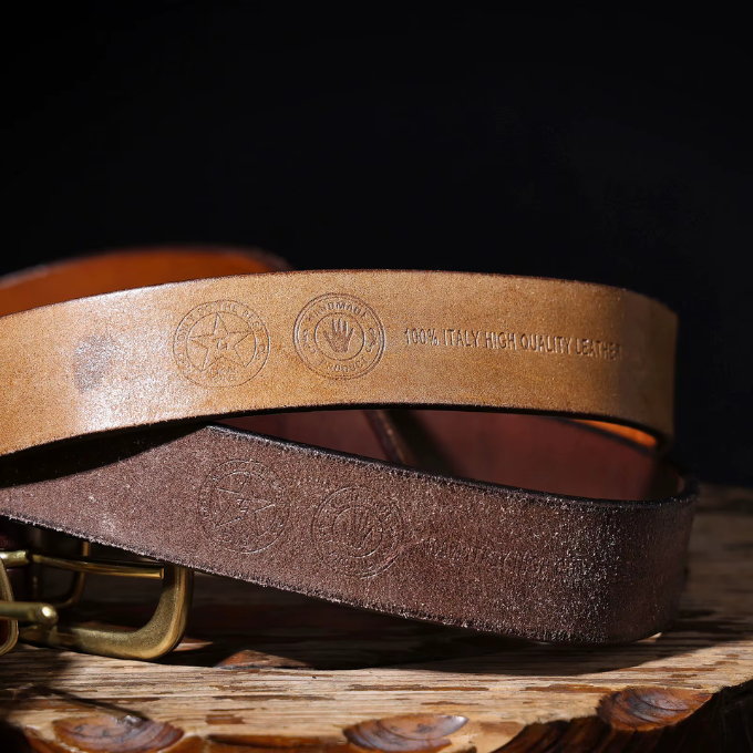 Harlan Full-Grain Leather Belt