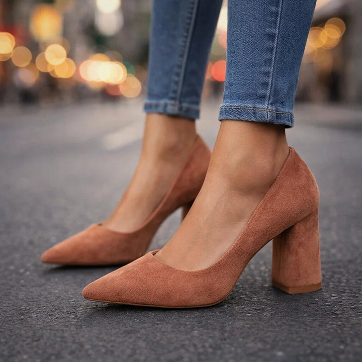 VIVIENNE VELVET HEELS