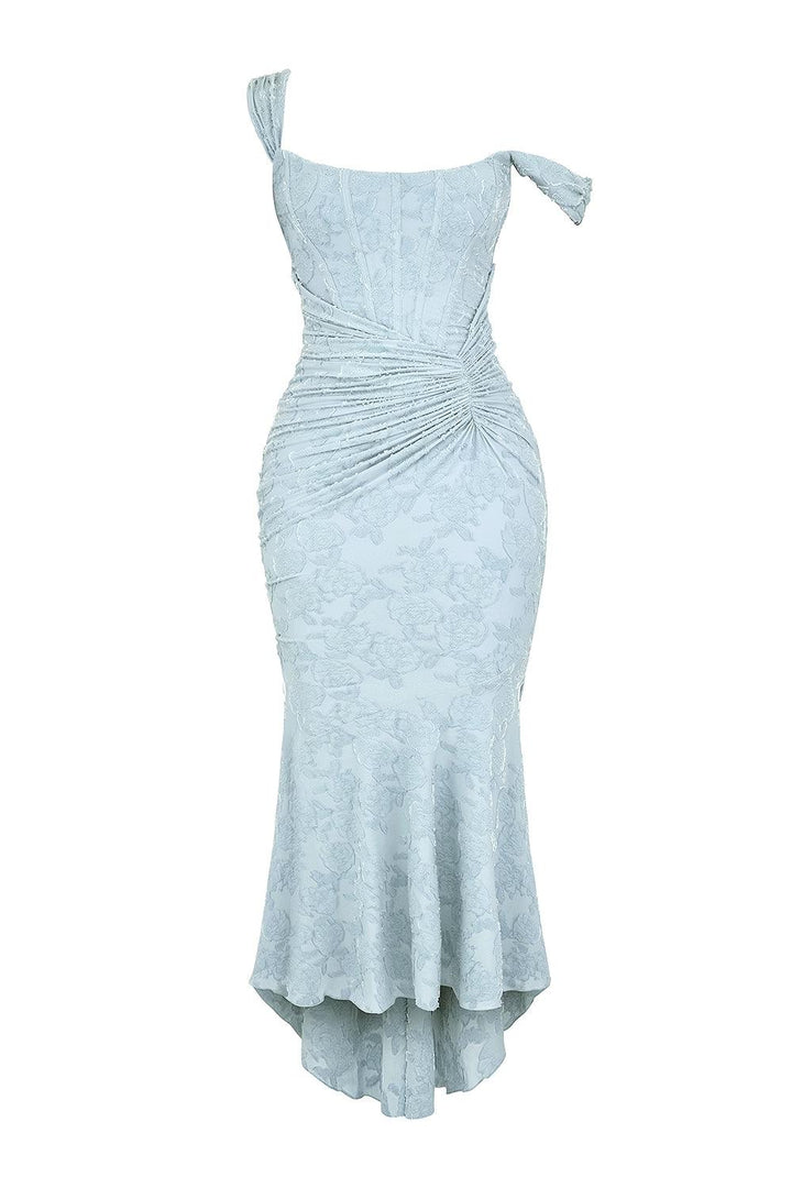 Bella | Blue bell floral maxi dress