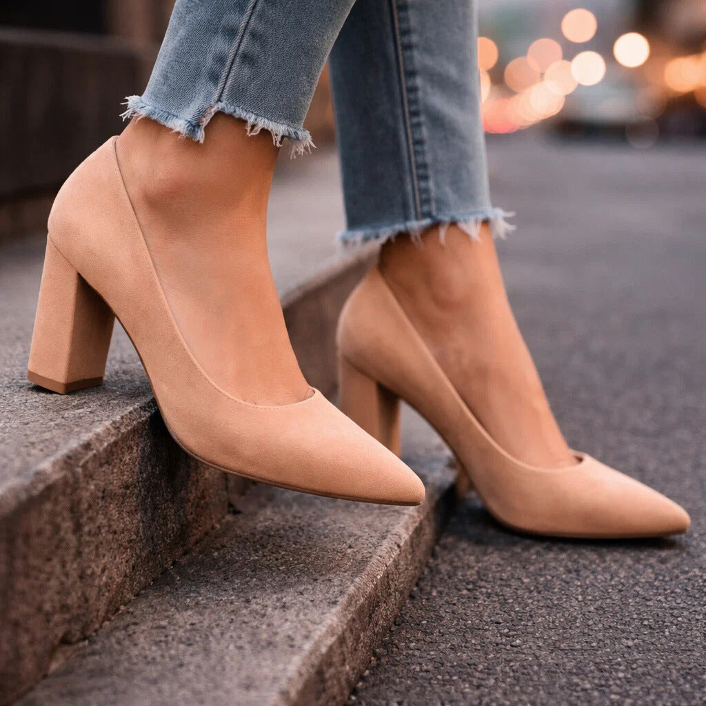 VIVIENNE VELVET HEELS