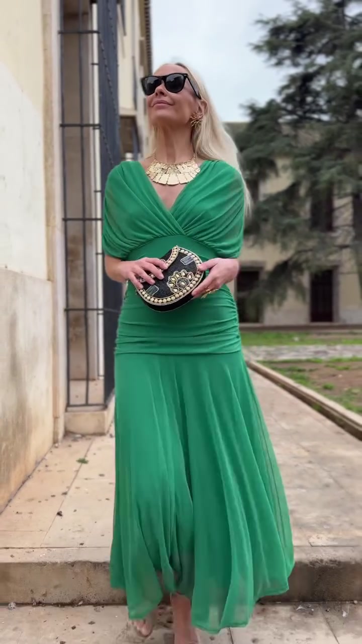 Sienna | Elegant Green Dress