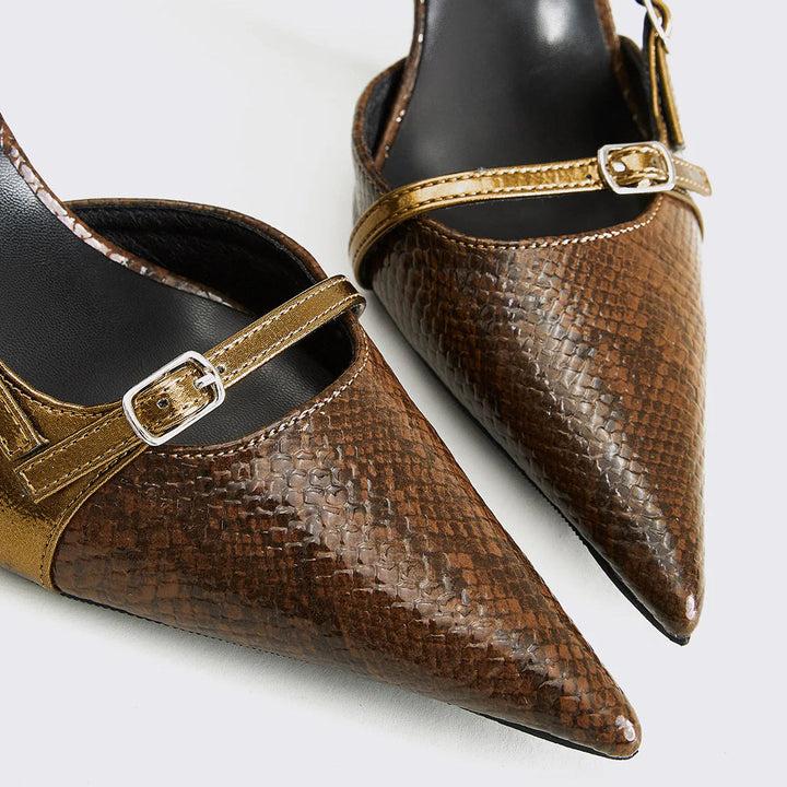 VARELLI EMBOSSED HEELS