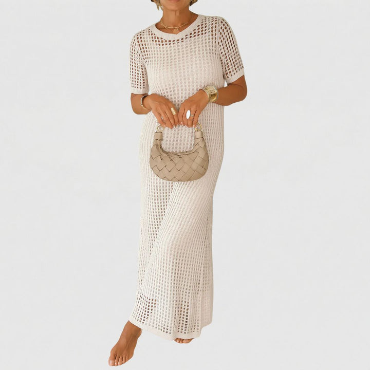 bethany maxi dress Bethany White Asymmetrical Lace Maxi Dress