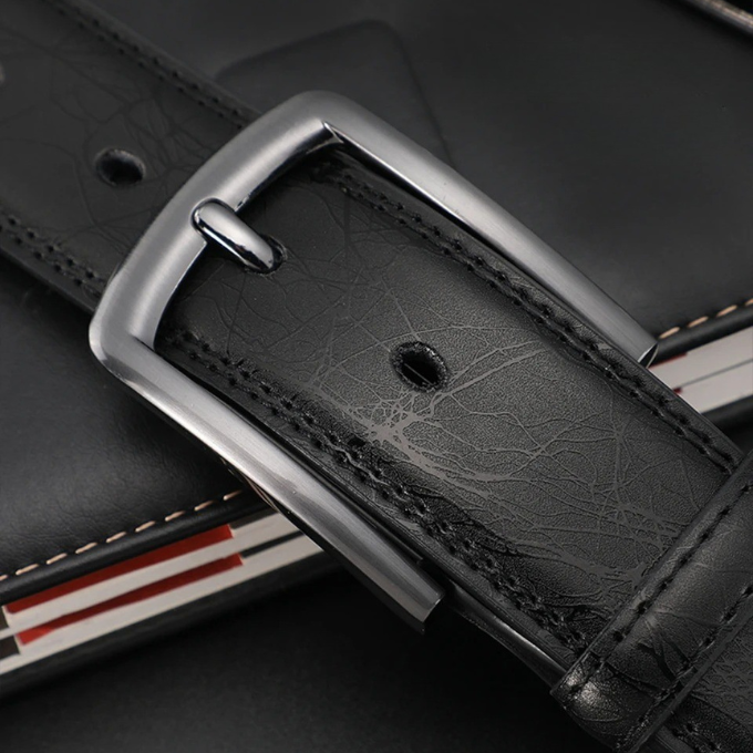 Ashford Gunmetal Cowhide Belt