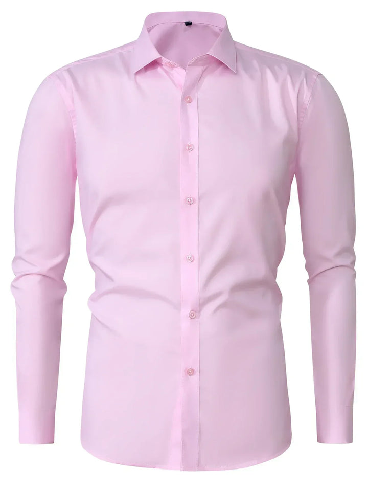 Hunter | Elegant Long Sleeve Button-Up Shirt