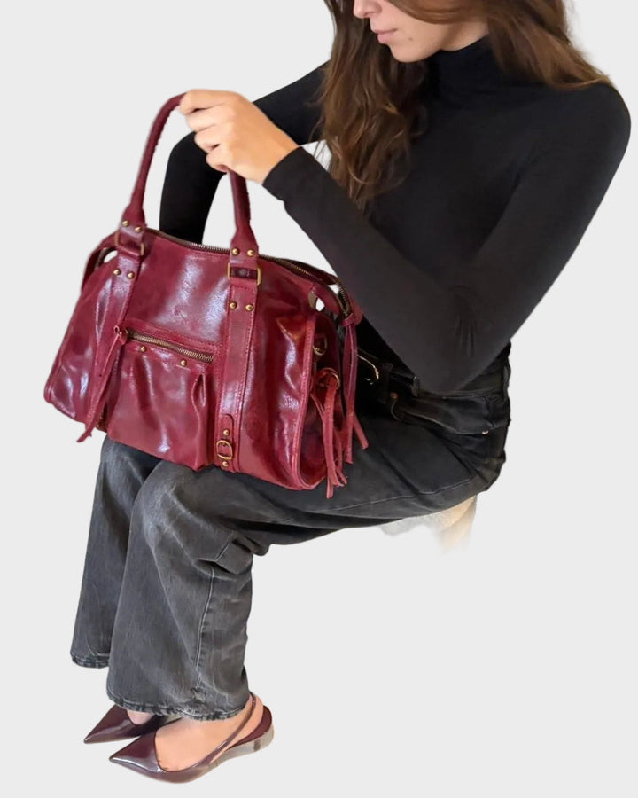 FC4-It girl bag cherry red