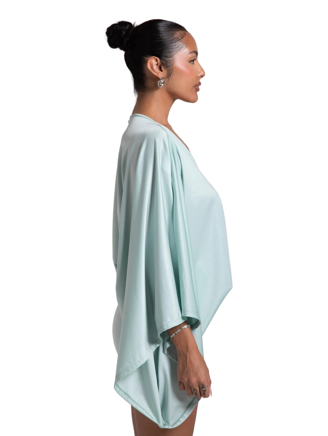 isla mini dress light mint green Velvi - Size Xs, Isla Mini Dress - Light Blue - Final Sale