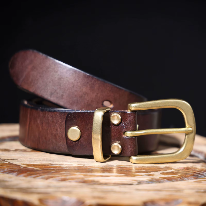 Harlan Full-Grain Leather Belt