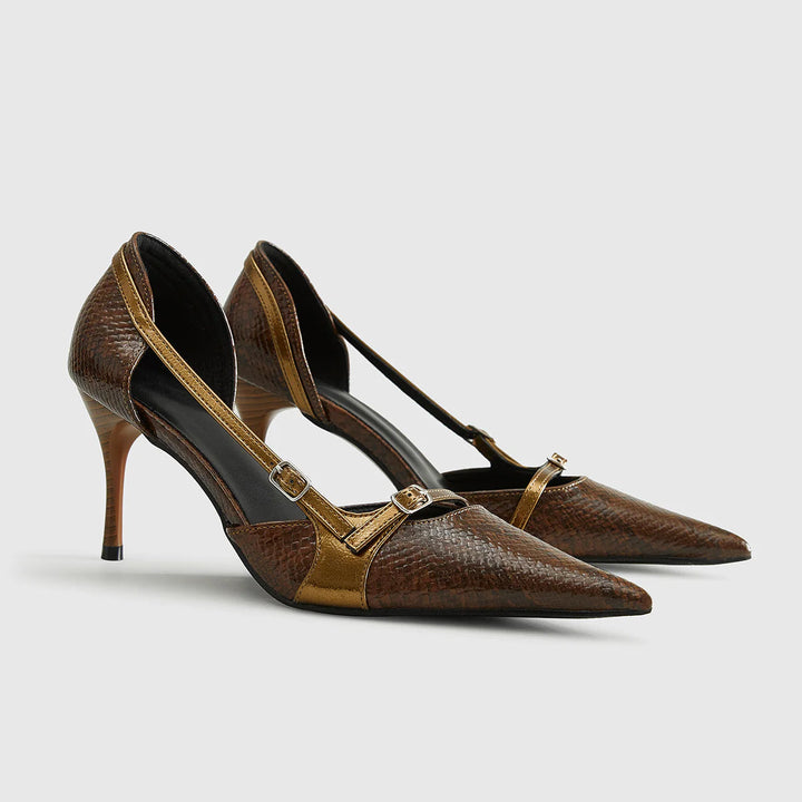 VARELLI EMBOSSED HEELS