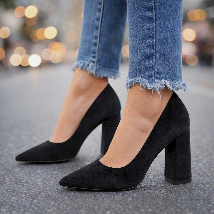 VIVIENNE VELVET HEELS