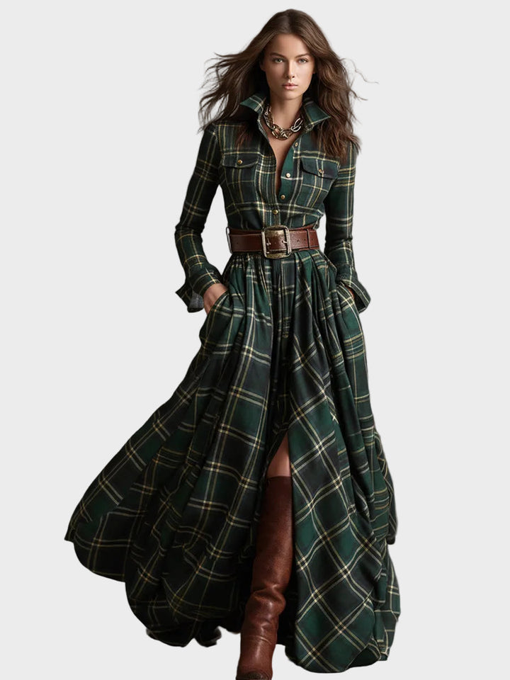 Scarlett | Belted Shirt Dress