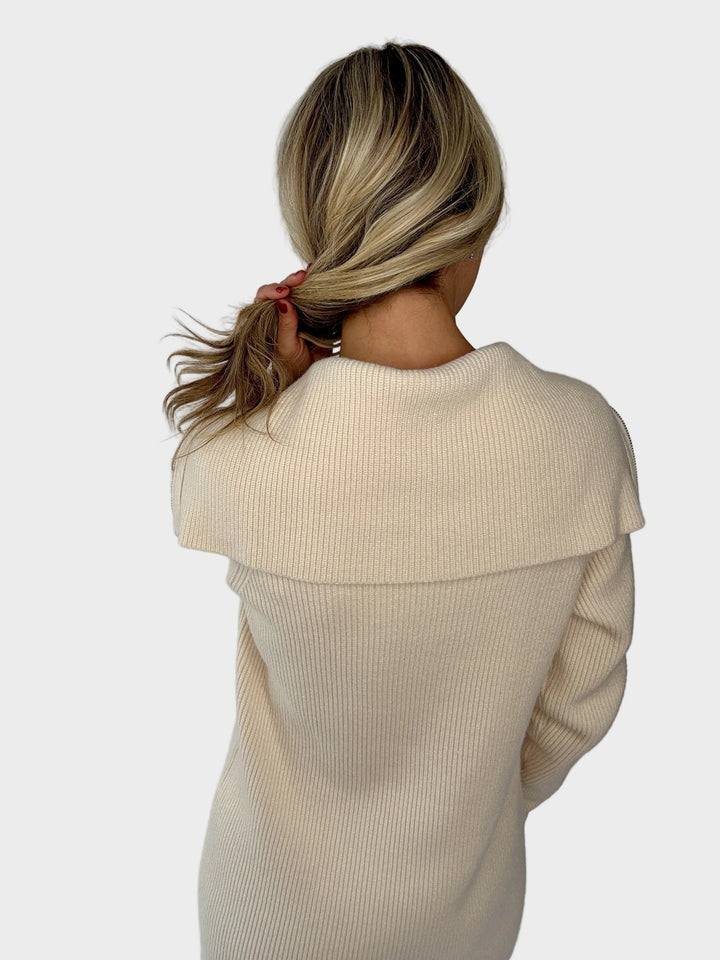 Nicole | Polished Ease Half Zip Knit Dress