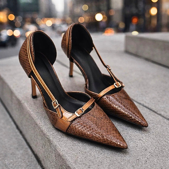 VARELLI EMBOSSED HEELS