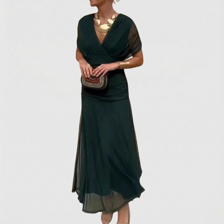 Morgan | Elegant Green Dress