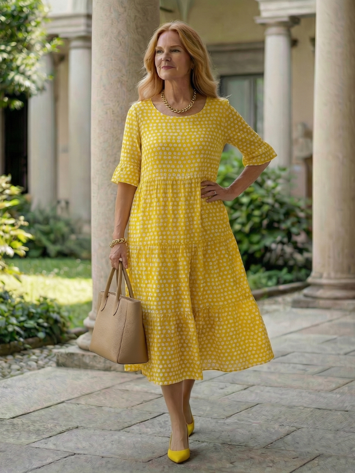 polka dot tiered midi dress Asos Deals Oasis Tiered Midi Dress In Polka Dot Midi Dress Asos Dot Dress Polka Dot Classy Maxi Dress With Pockets