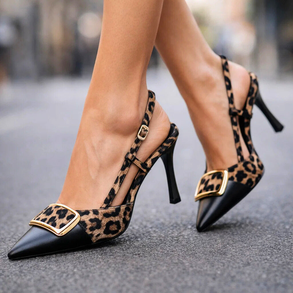 JADA MARIE LEOPARD HEELS