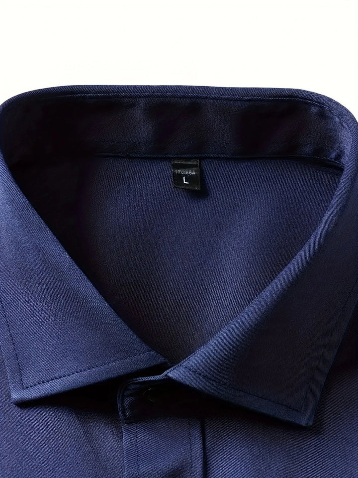 Hunter | Elegant Long Sleeve Button-Up Shirt