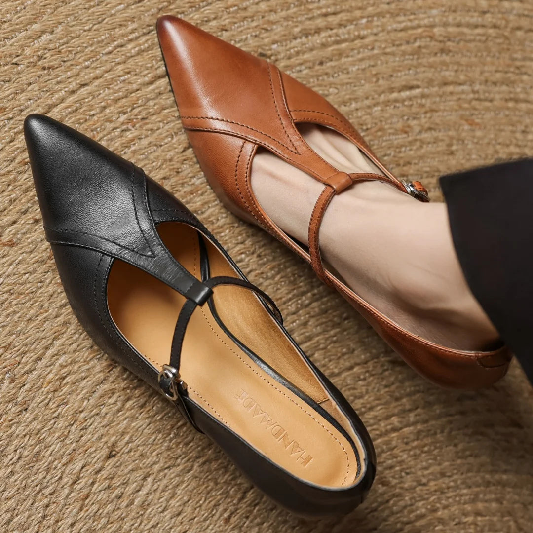 MARSELLA GENUINE LEATHER HEELS