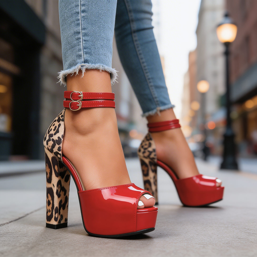 SIENNA LEOPARD PLATFORMS