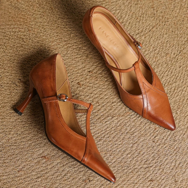 MARSELLA GENUINE LEATHER HEELS