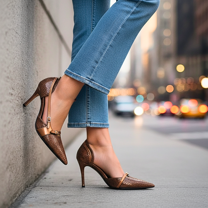 VARELLI EMBOSSED HEELS