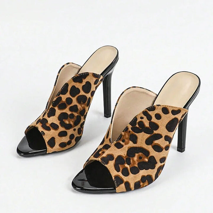 LYLA LEOPARD HEELS