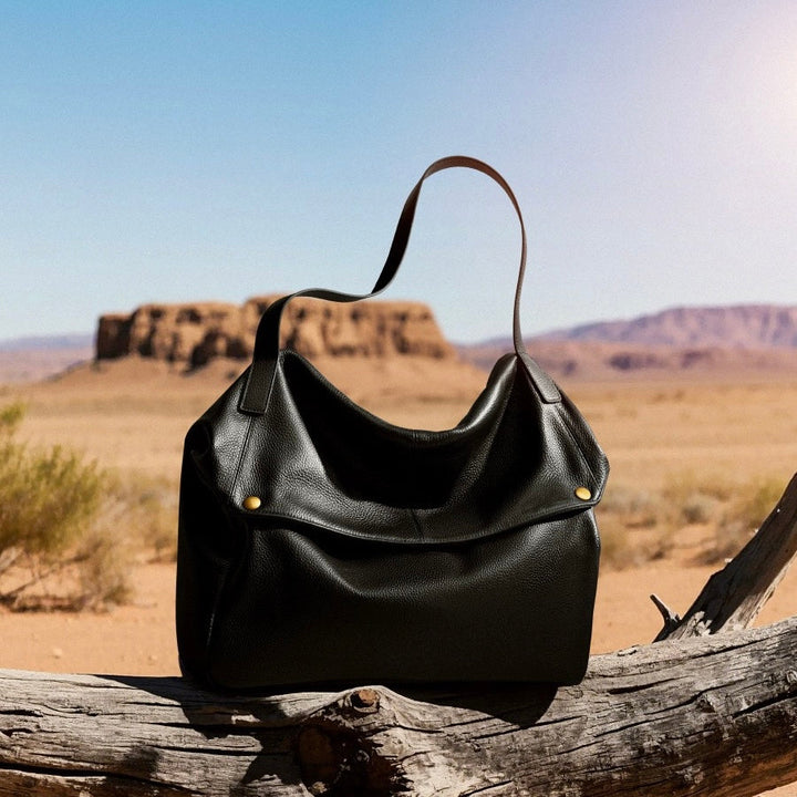 Adriani | Retro genuine leather soft minimalist bag for everyday use