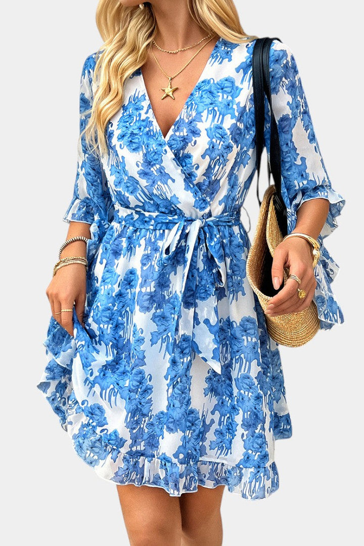 Besa Mini Floral Print Dress