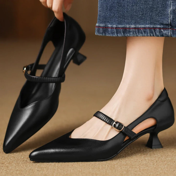 AVANI GENUINE LEATHER HEELS
