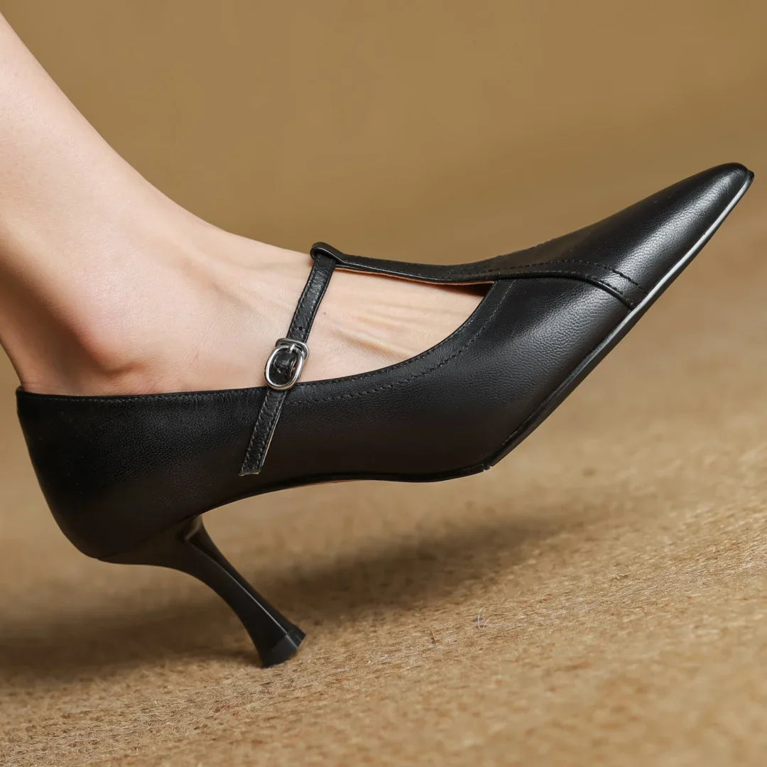 MARSELLA GENUINE LEATHER HEELS
