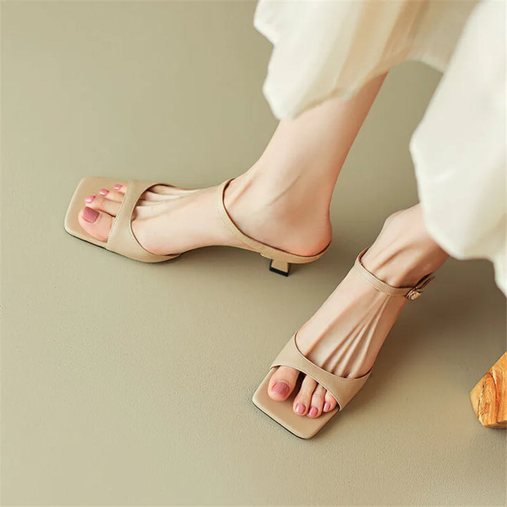 Rosa Belle Heel Mules