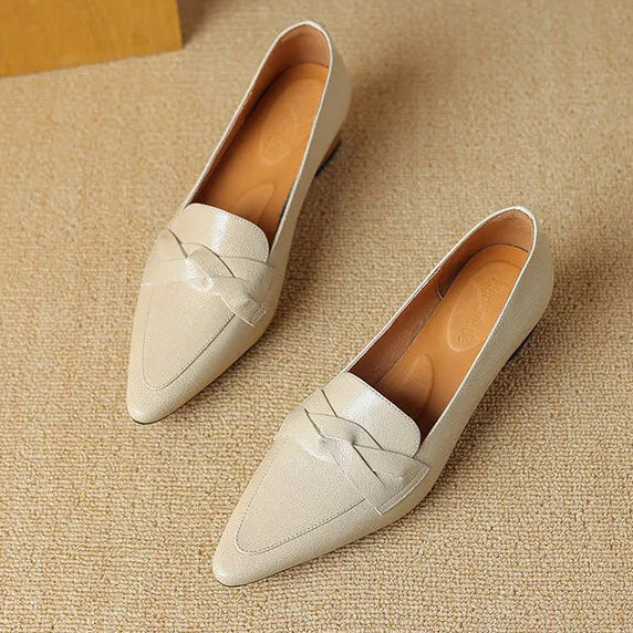 SOFIA GENUINE LEATHER LOAFERS