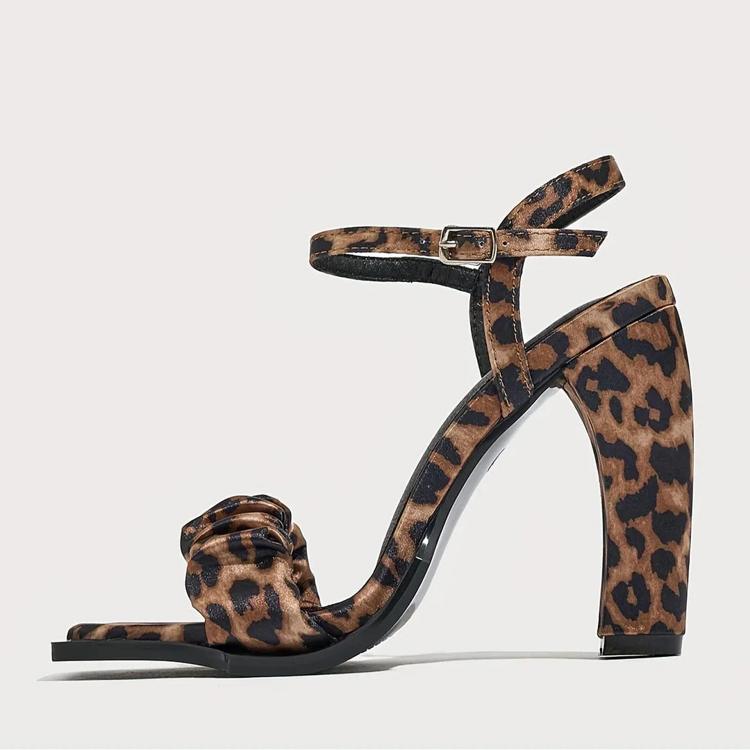 LIANA LEOPARD HEELS