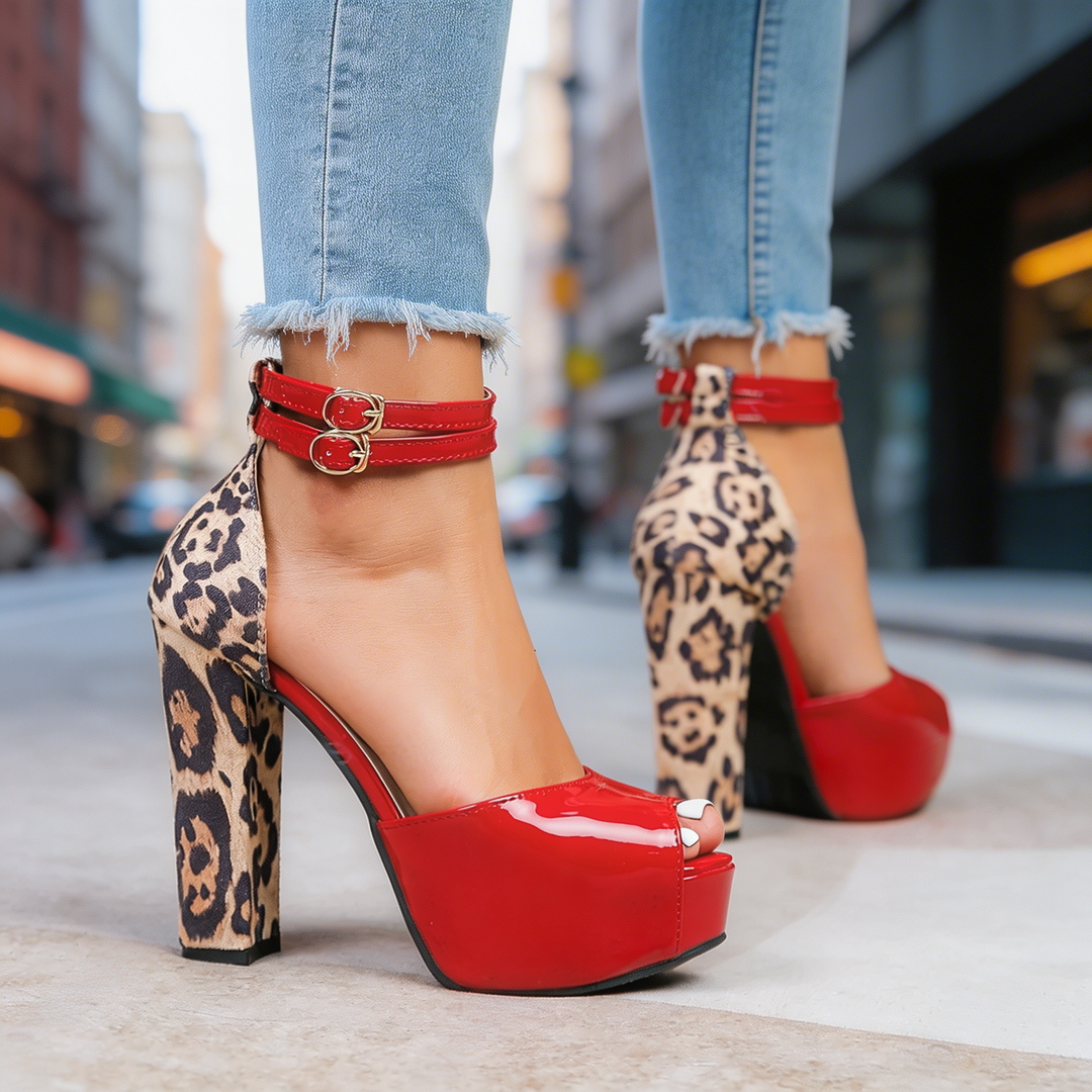 SIENNA LEOPARD PLATFORMS