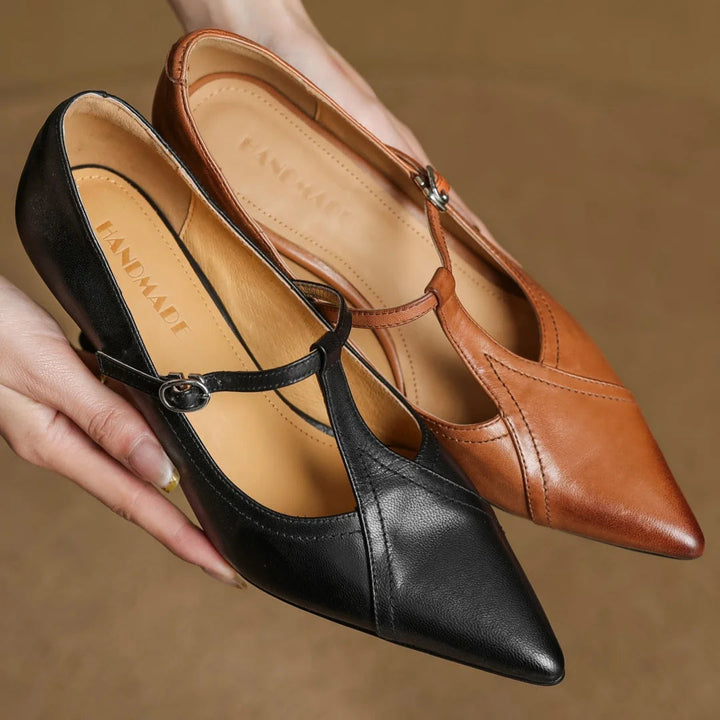 MARSELLA GENUINE LEATHER HEELS