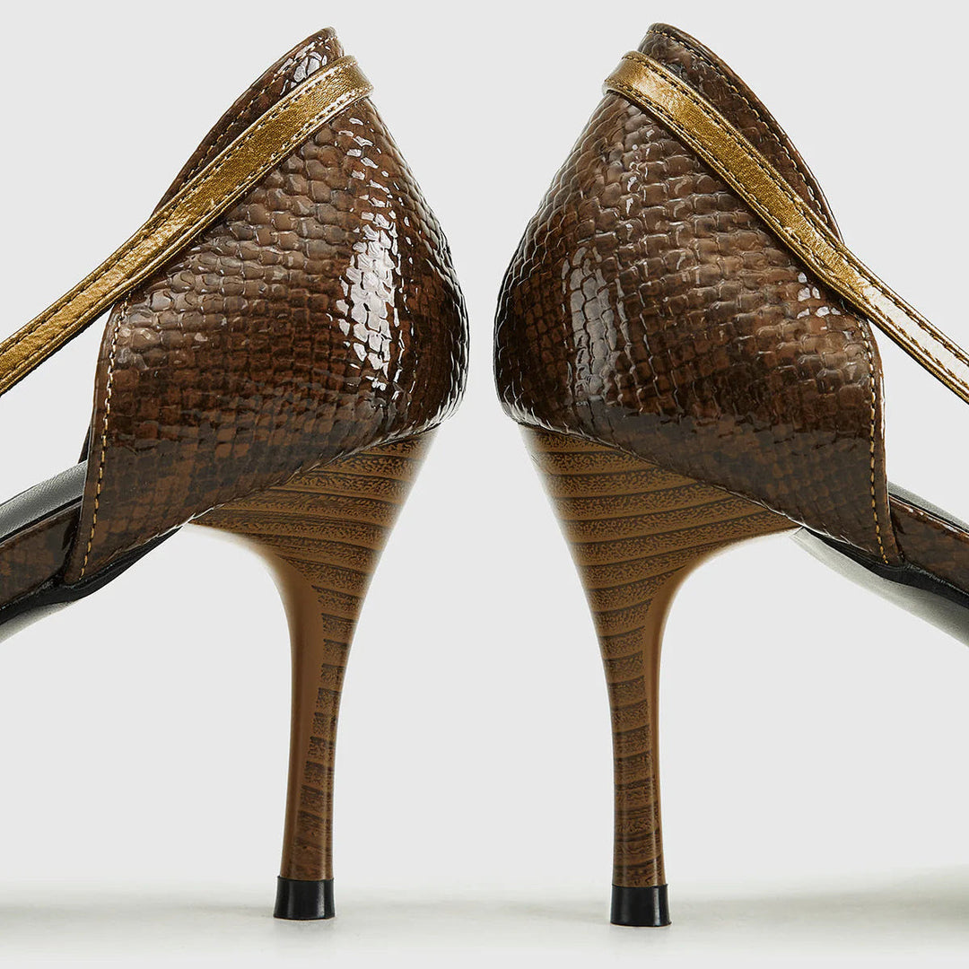 VARELLI EMBOSSED HEELS