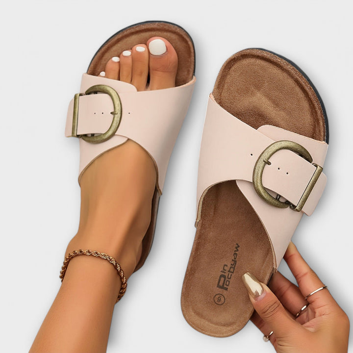 Women's Sandals with Torso Design and Straps