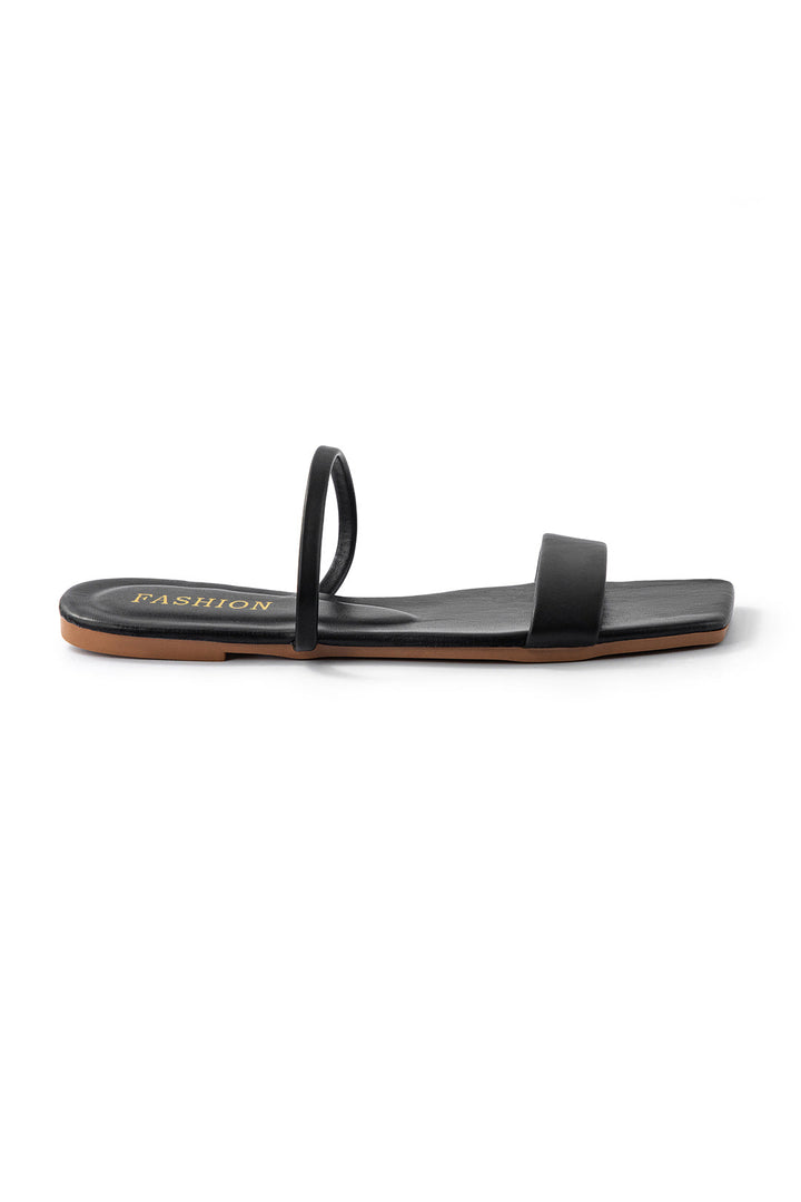 Basic Flat sandals with square toe
