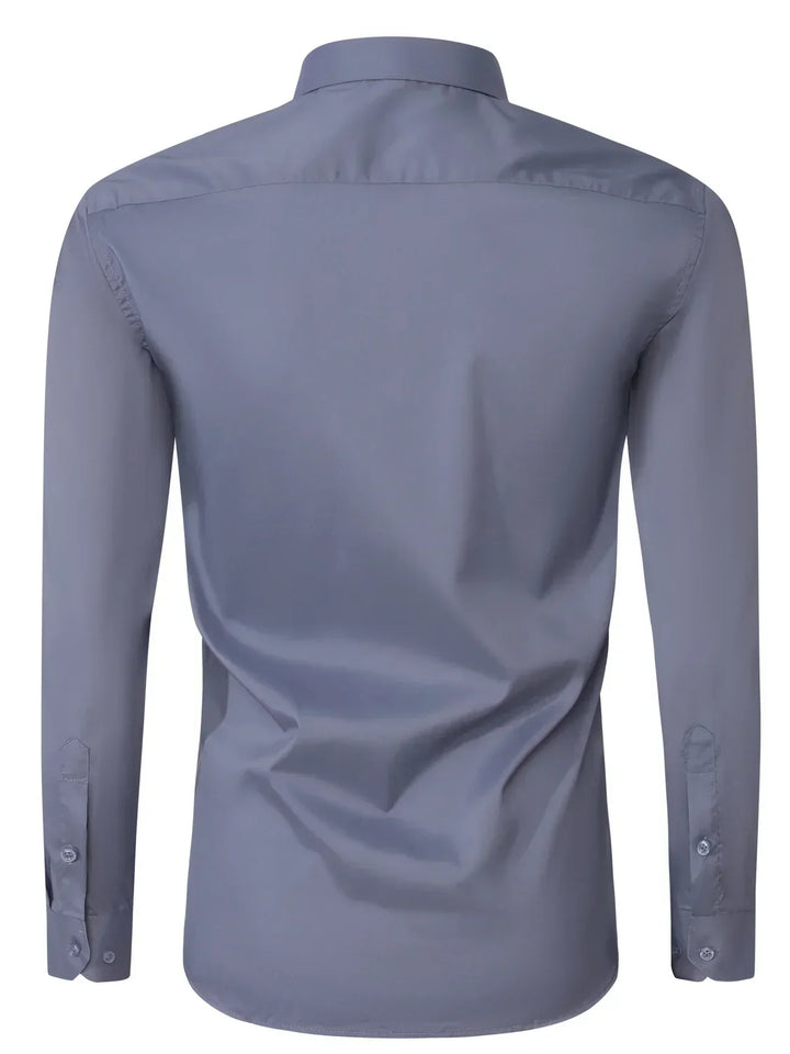 Hunter | Elegant Long Sleeve Button-Up Shirt