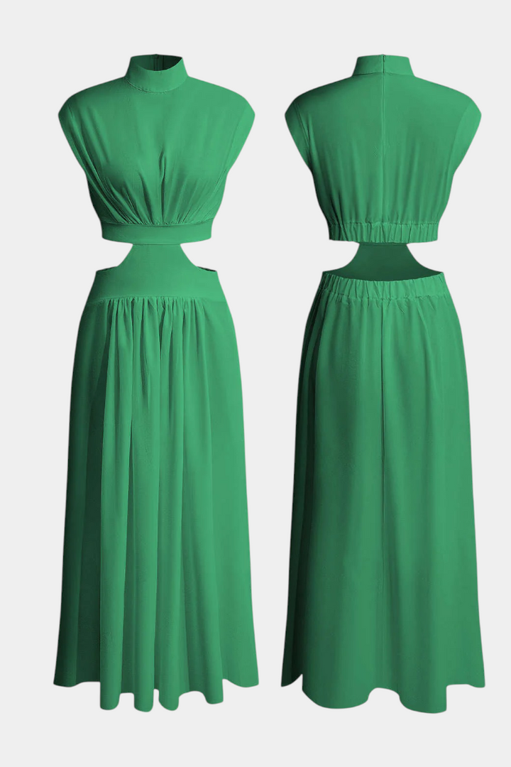 Jocelyn Side Slit Dress Set