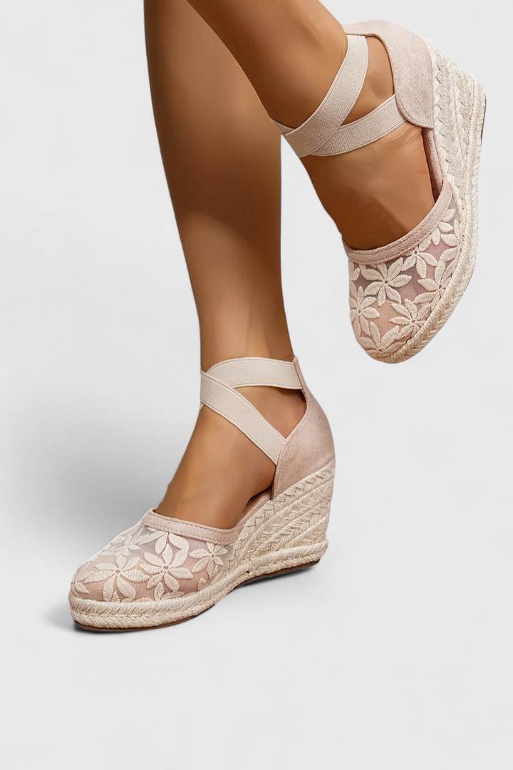 Phylis Orthopedic Sandals with Platform Heel
