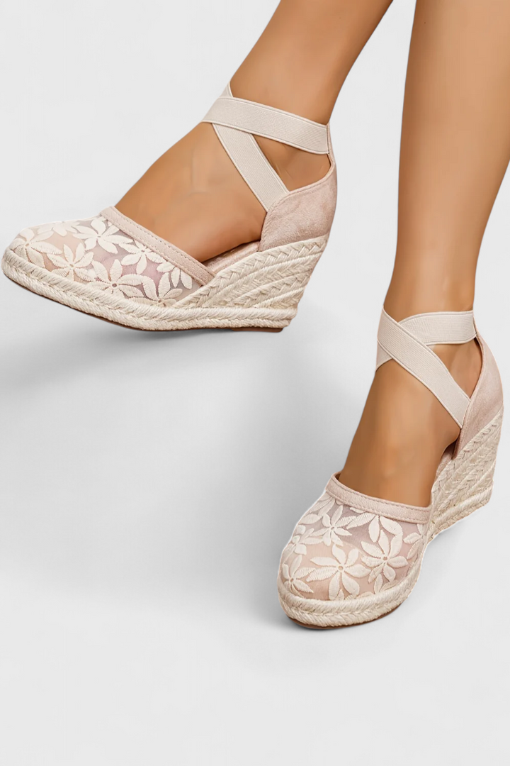 Phylis Orthopedic Sandals with Platform Heel