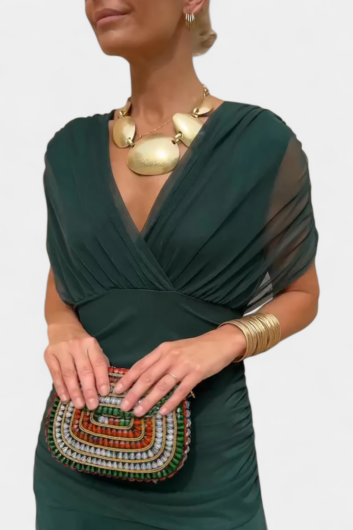 Morgan | Elegant Green Dress
