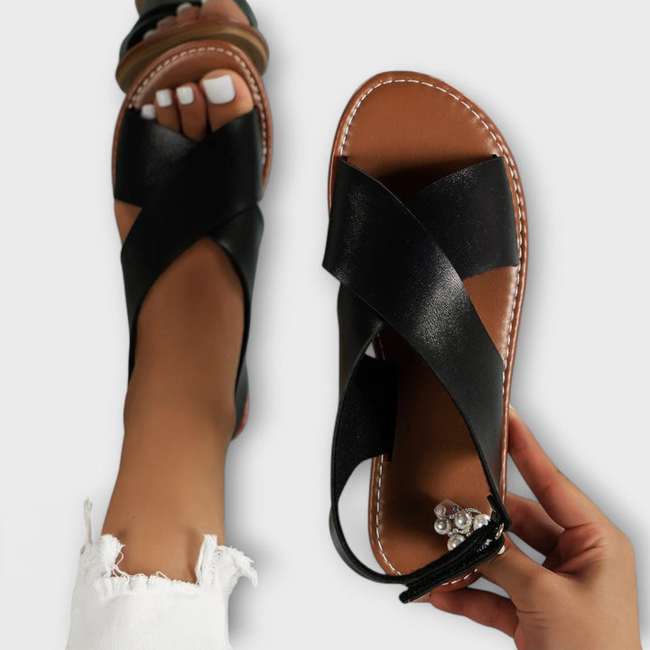 Women's Sandals with Mesh Design