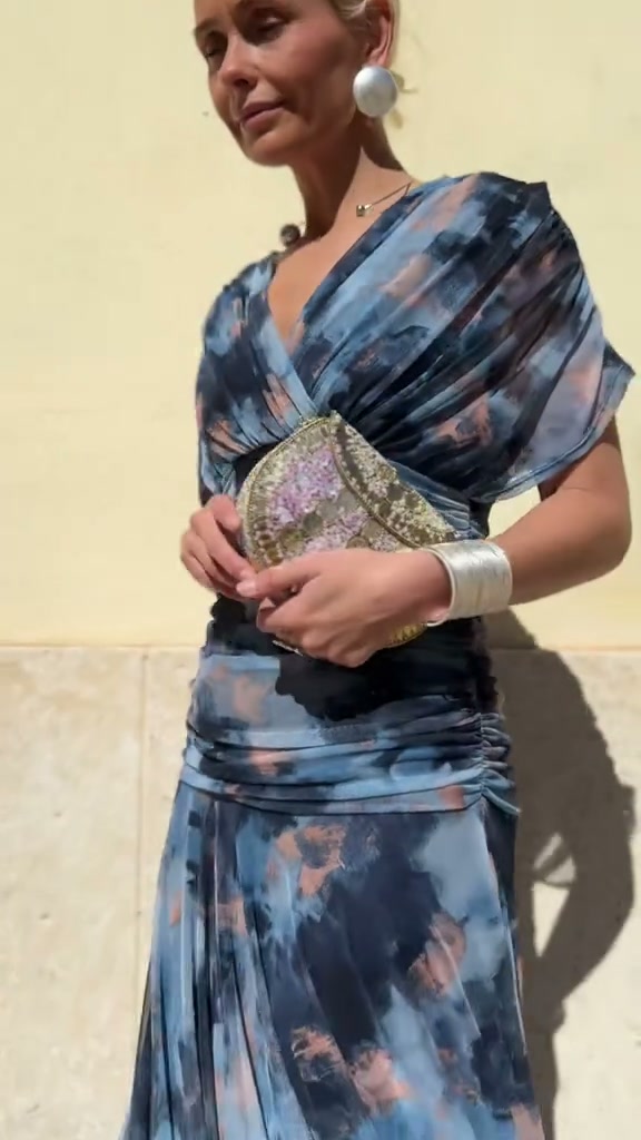 Luna | Elegant Blue Dress