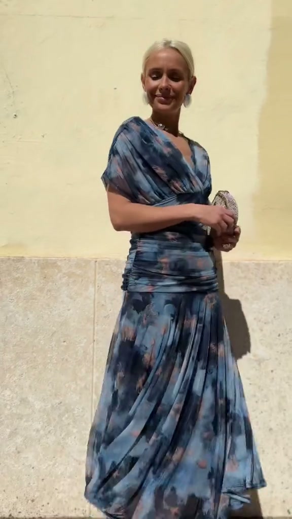 Luna | Elegant Blue Dress