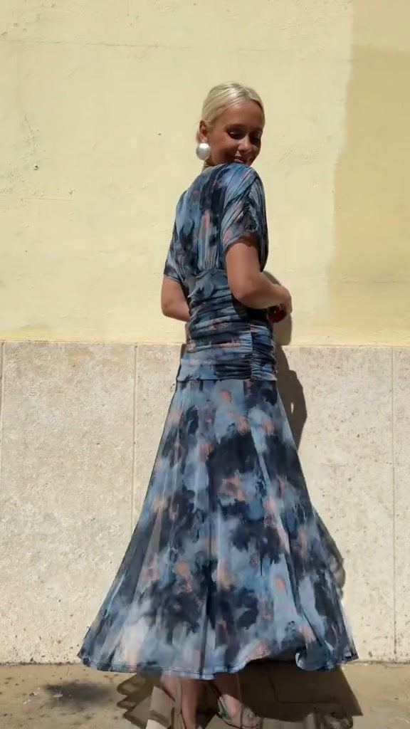 Luna | Elegant Blue Dress